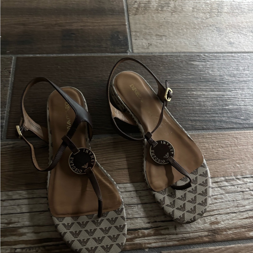 Emporio Armani Women's Brown Sandals